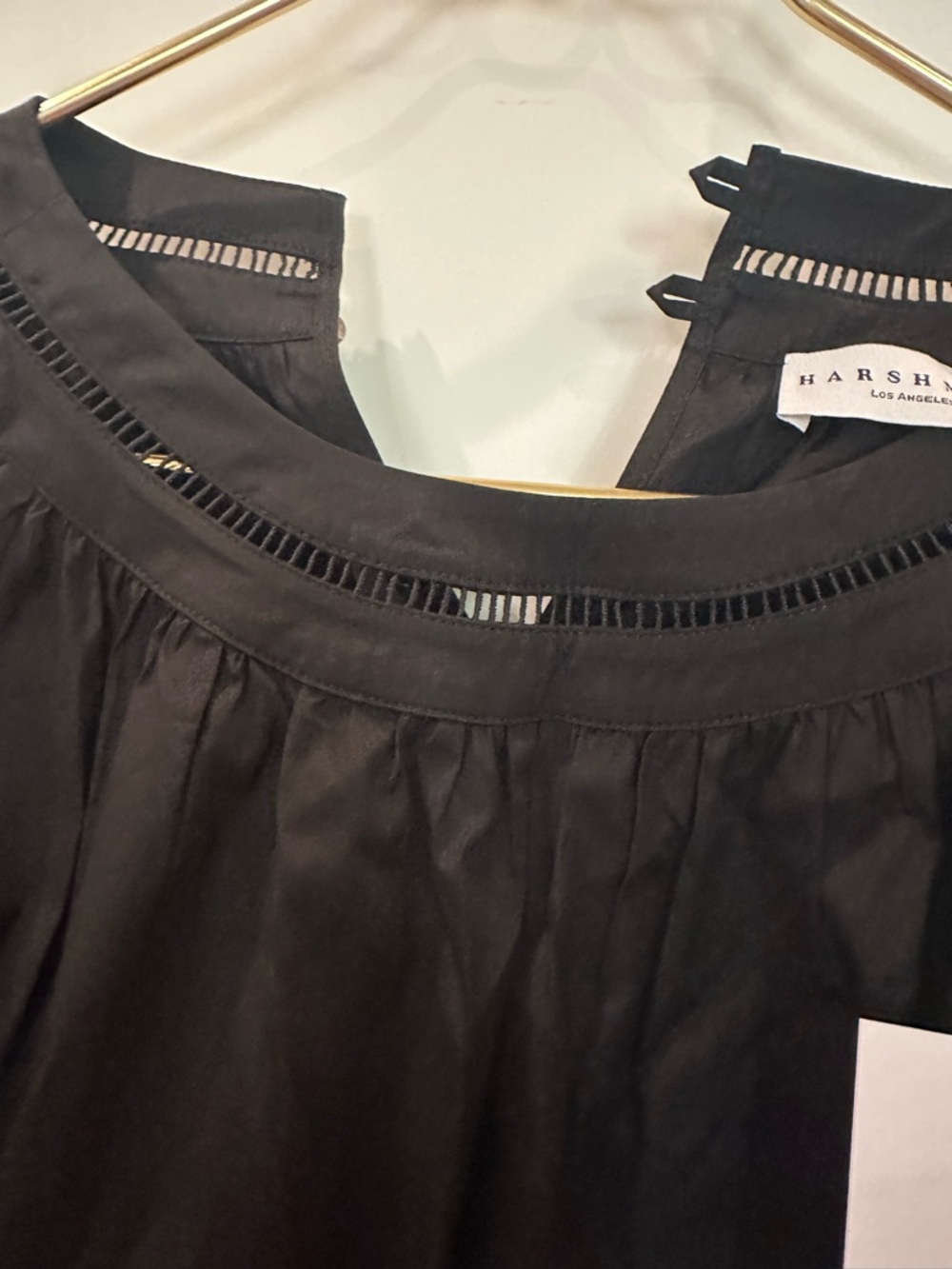 Harshman Anemone Blouse black NWT size Medium - Picture 3 of 4